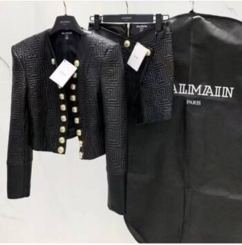 Balmain Fashion 2-Pieces Blazer Set