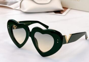 Valentino Heart Shape Sunglasses