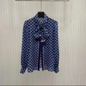 GG Blue Printed Top
