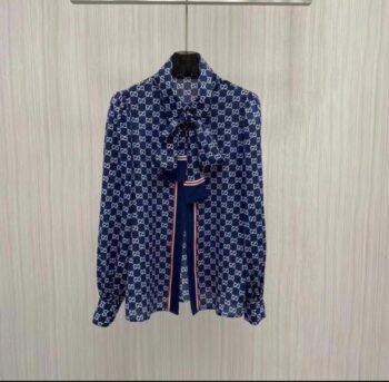 GG Blue Printed Top