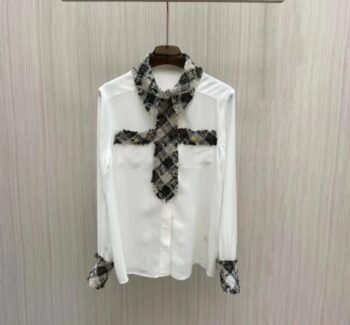 GG White Printed Top