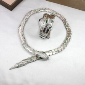 Bvlgari Serpent Viper Ring and Choker Set