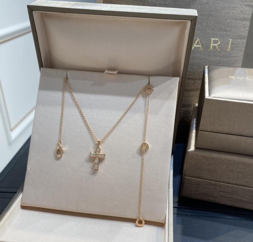Bvlgari Croce Pendant Necklace