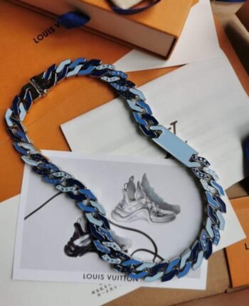 LV Men Choker and Necklace