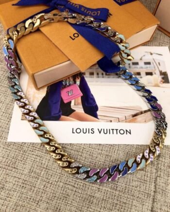 LV Multicolored Men Choker and Necklace