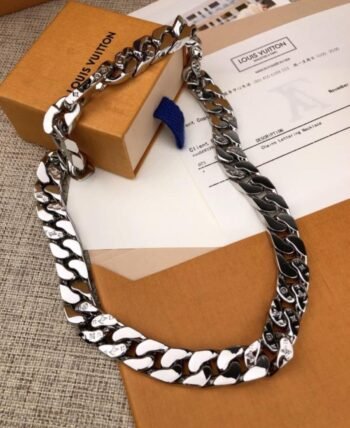 LV Men Choker and Necklace