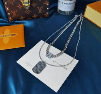 LV Monogram Locket Necklace