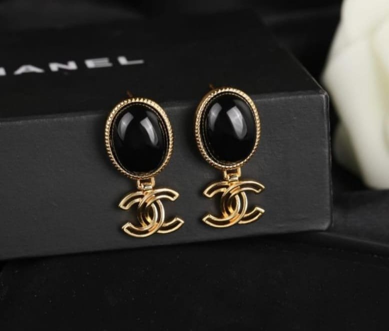 Chanel Double C Earrings