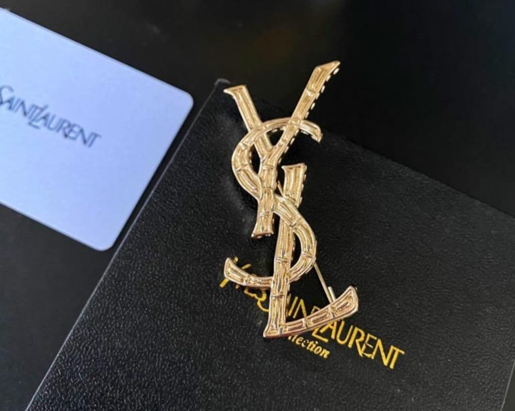 YSL Lago Brooch
