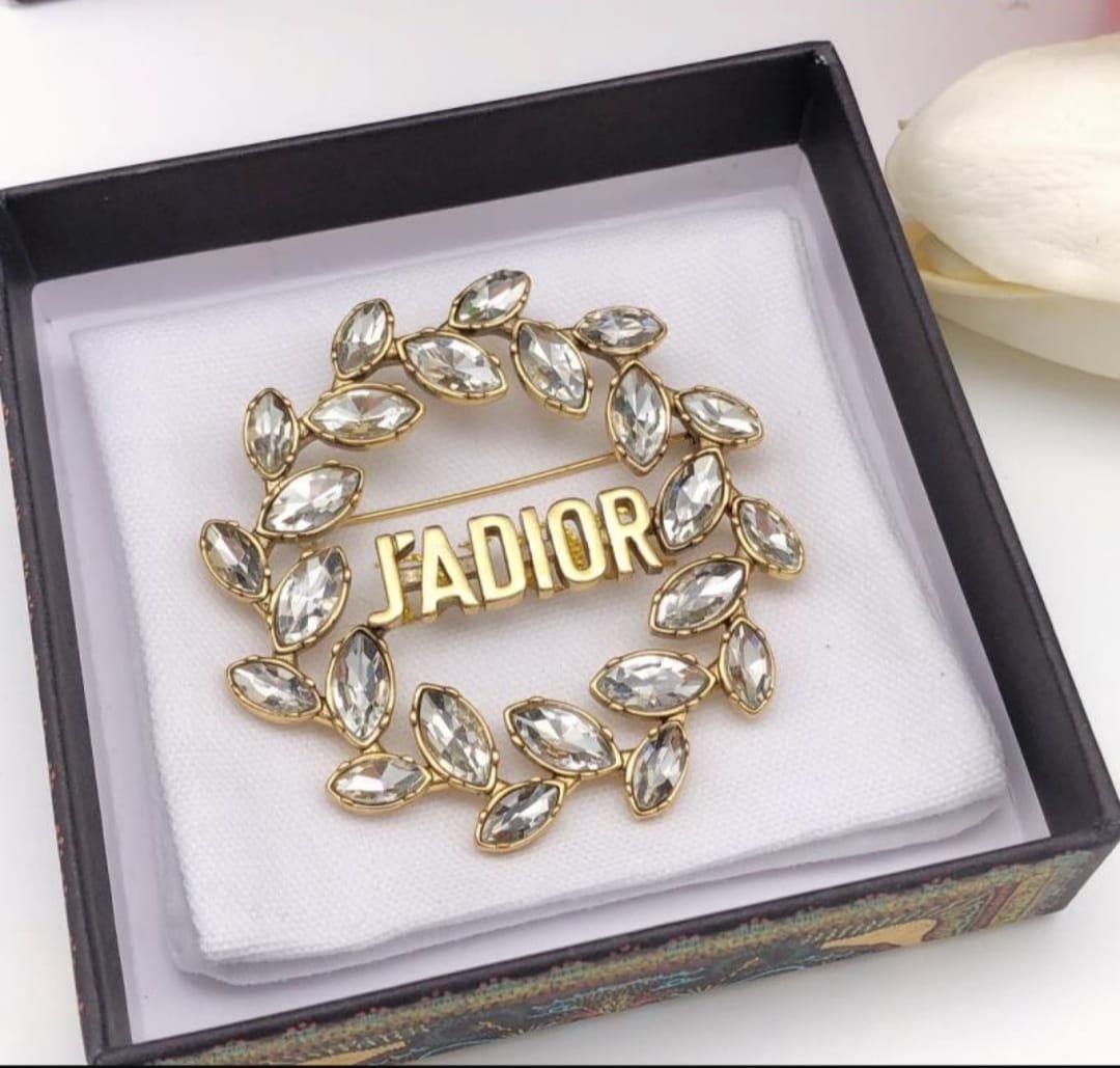 Antique Seed Pearl Wreath Brooch