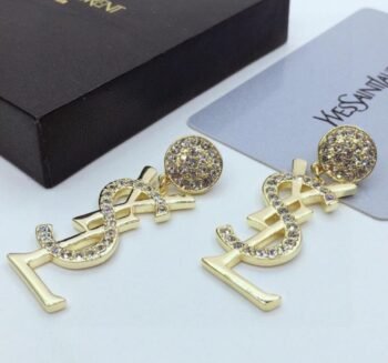 Saint Monogram Drop Earrings