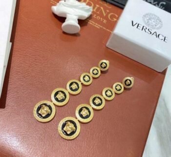 Versace Medusa Drop Earrings