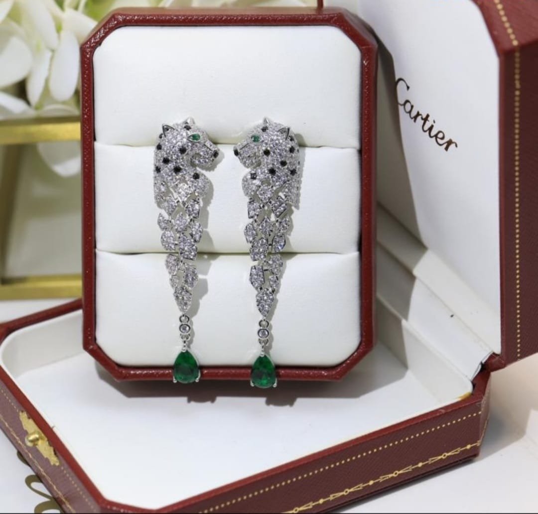 Panthere De Cartier Earrings
