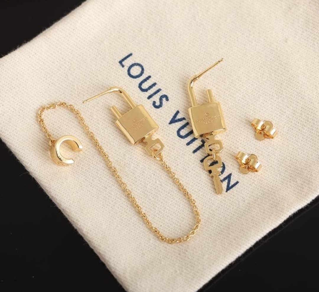 LV Monogram Locky Earrings
