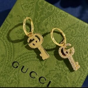 Gucci Double G Embellished Hoop Earrings