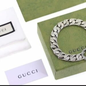 GG Diamond Cuban Link Bracelet