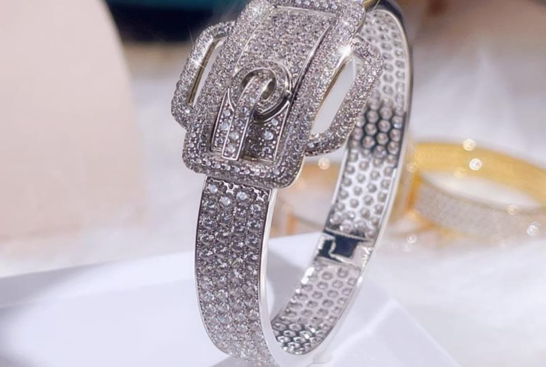 Hermes 'Attelage D'or' Diamond Bracelet