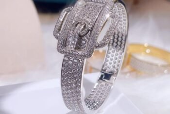 Hermes 'Attelage D'or' Diamond Bracelet
