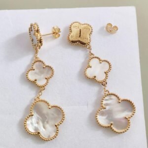 Van Cleef & Arpels 3-Motif Magic Alhambra Earrings