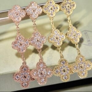 Van Cleef & Arpels 3-Motif Magic Alhambra Earrings