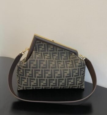 Fendi Embossed Logo Clutch