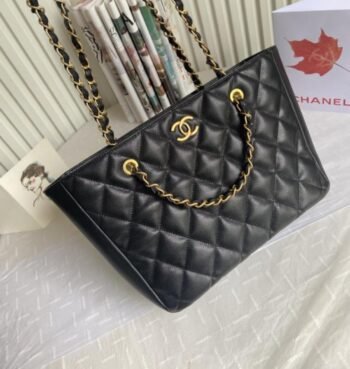 Chanel Tote Quilted Caviar