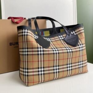 Burberry Reversable Haymarket Check Tote