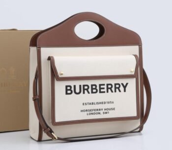 Burberry Pocket Mini Top Handle Tote