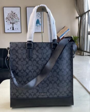 Coach Dempsey Signature Jacquard Tote