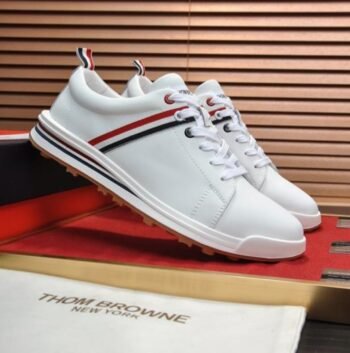 Thom Browne Men's Suede Tech Runner Sneakers