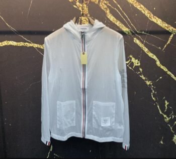 Thom Browne 4-Bar Hoodie Jacket