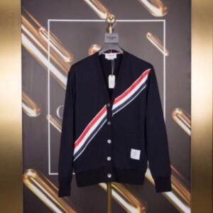 Thom Browne RWB-Stripe Cardigan
