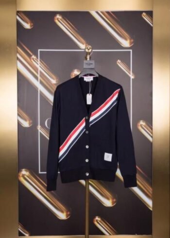Thom Browne RWB-Stripe Cardigan