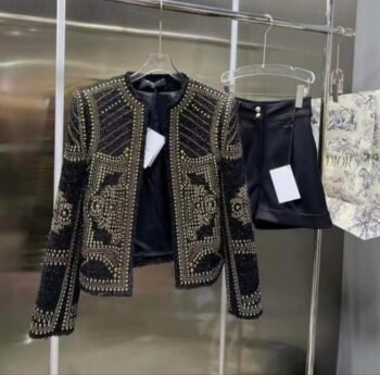 Balmain Embellished Blazer Set