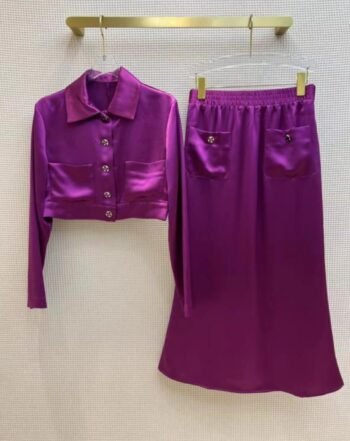 Silk Purple Women's Set