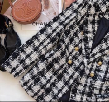 Balmain Houndstooth Tweed Blazer