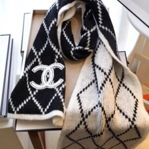 Chanel Wool Cashmere Scarf