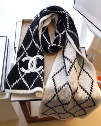 Chanel Wool Cashmere Scarf