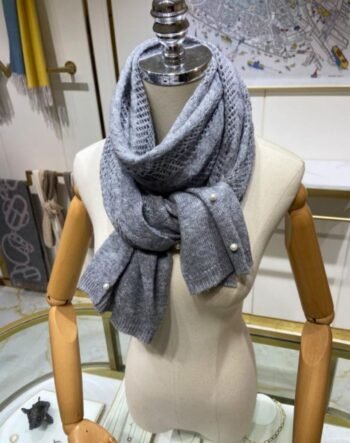 Chanel Wool Cashmere Scarf