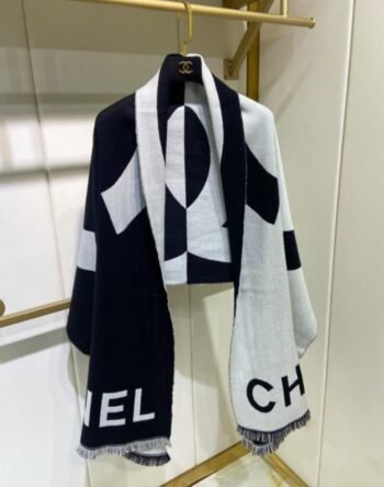 Chanel Wool Cashmere Scarf