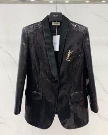 Celine Sequin Fashion Blazer