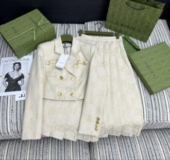 Gucci Blazer Skirt Set