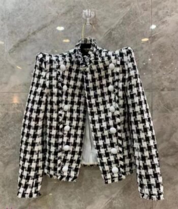 Balmain Checked Blazer