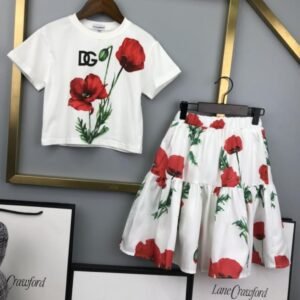 D&G Floral Skirt Set