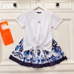 Dior Kid Majolica Print Dress