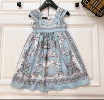 D&G Kids' Majolica-Print Dress
