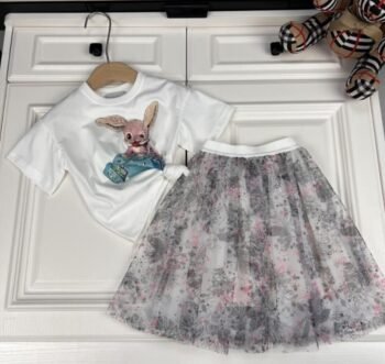 Dior Floral Skirt Set