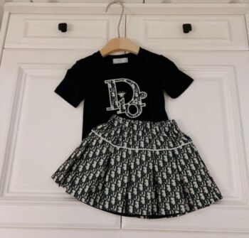 Dior Girls Skirt Set