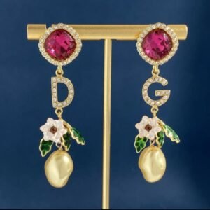 DG Bijoux Logo Earrings