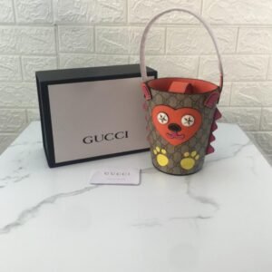 Gucci Kids' Bucket Bag GG Canvas.
